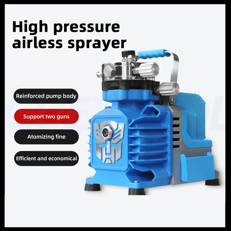 Latex Paint Spraying Machine High-pressure Airless Coating Machine Spray Painting Machine High-power Dual Gun Spraying Machine