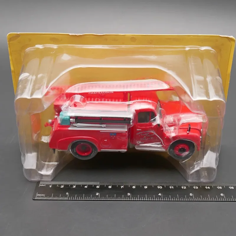 IXO Diecast escala 1:43 Citroen 46 CD motor de bomberos modelo de coche de aleación producto terminado juguete de simulación colección regalo modelo estático