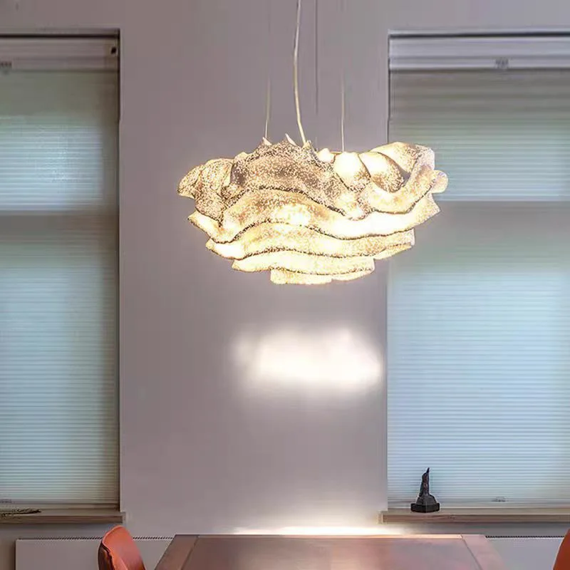 

Art Deco Shop Restaurant Chandeliers Modern Creative Cloud Pendant Lights Living Room Bedroom Hanging Lamps for Room Decor LED