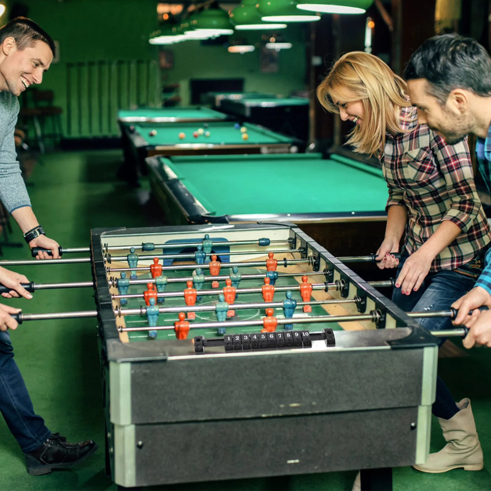 2 pçs placar de mesa de futebol prático durável pontuação contadores barra acabamento requintado uso conveniente longo tempo