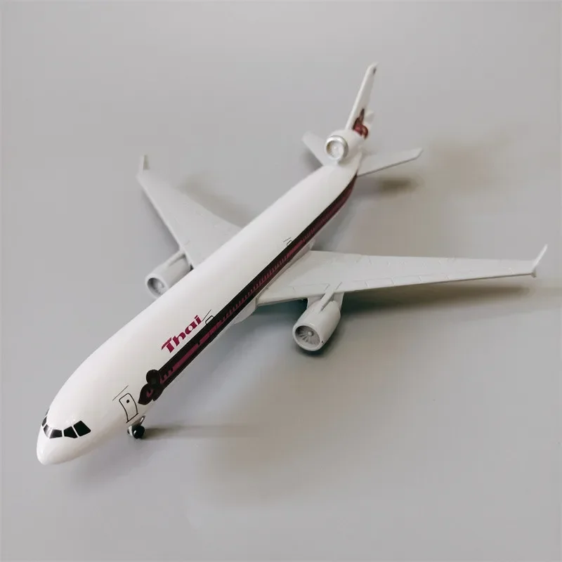 20cm Alloy Metal Thailand Air THAI Airlines MD MD-11 Airways Diecast Airplane Model Plane Model Aircraft w Wheels Landing Gears