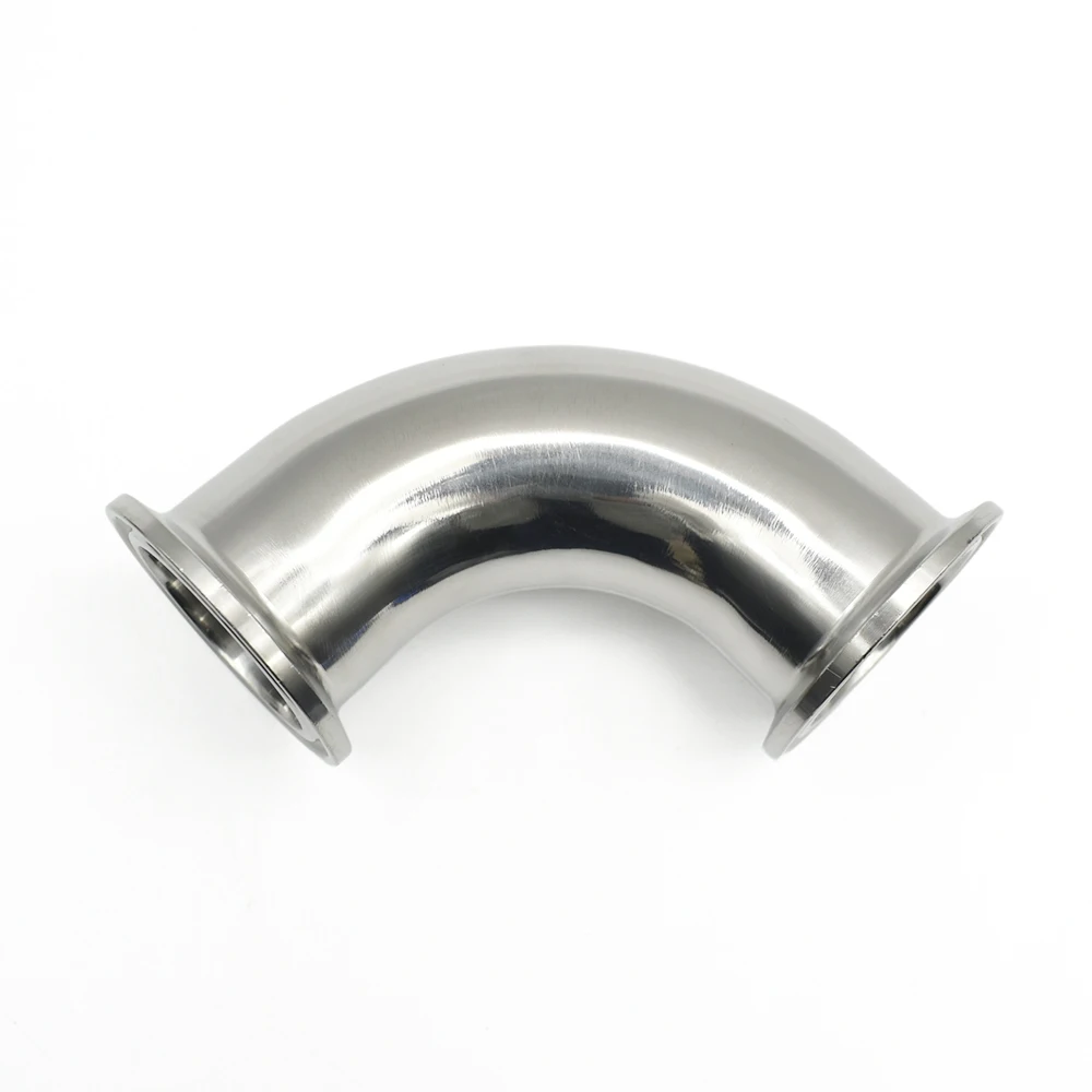 Sanitär 90er ° Winkelstück – SS304/316L, Lebensmittelqualität, Tri-Clamp-Anschluss, sichere Abdichtung für 1,5 Zoll, 2 Zoll, 2,5 Zoll, 3 Zoll und 3,5 Zoll und 4 Zoll selbstgebrautes Getränke – Detail 3