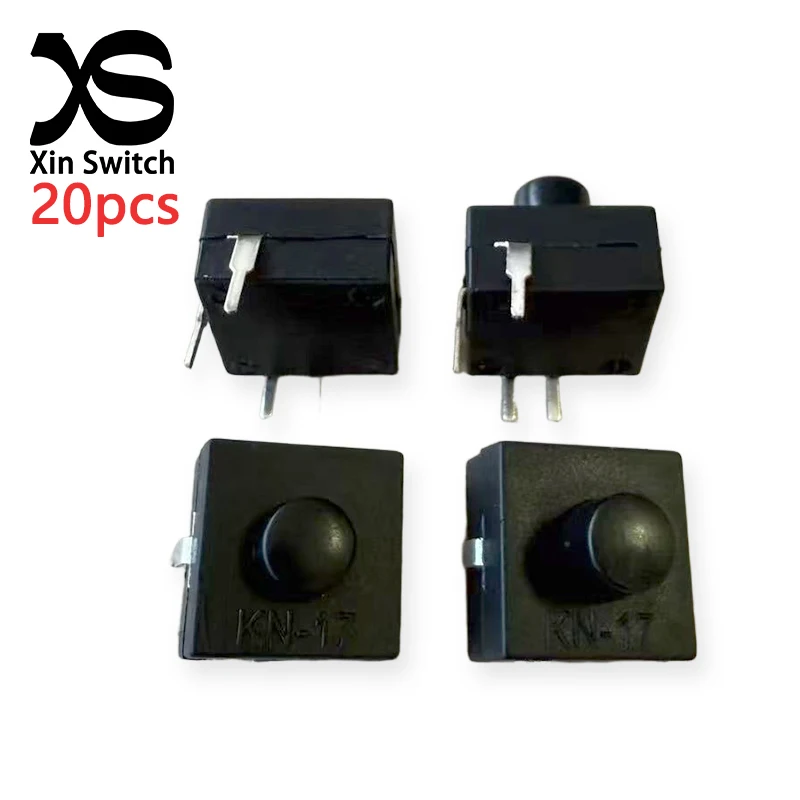 20PCS 1212-314A Push Button Schalter 12*12 Griff Höhe 2,5/5mm 4-Pin ON-ON-ON-OFF DC 30V 1A Starke Licht Taschenlampe Schalter – Detail 1