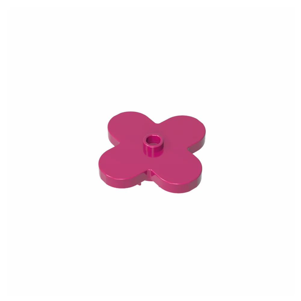 

Gobricks GDS-90324 Building Blocks Technical Plate, Flower 4 x 4 Rounded Petals with Center Stud compatible with lego 35473