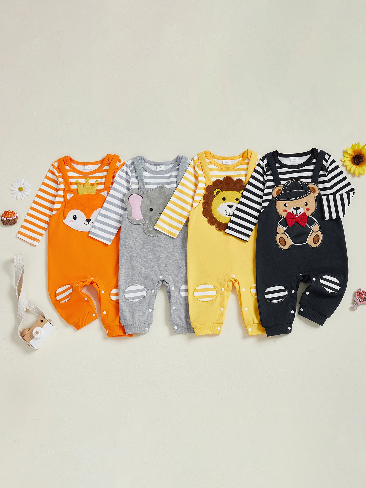 Criança menino roupas de inverno xadrez jaqueta com capuz urso impressão moletom calças 3 peças conjunto roupa quente outwear casaco