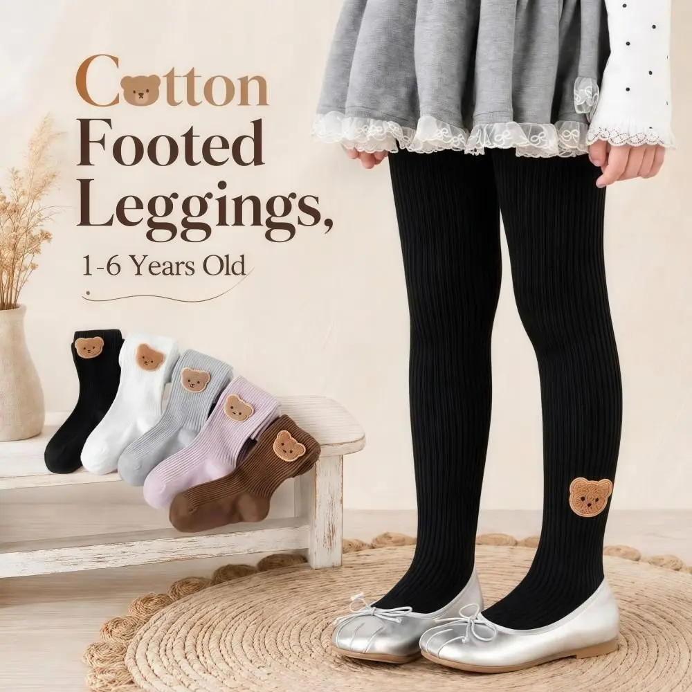 Fashion Soft Baby Legging Tight-fitting Comfort Toddler Pantyhose Lotus Edge Warm Newborn Long Pants Socks Girls 1-6 Years Old