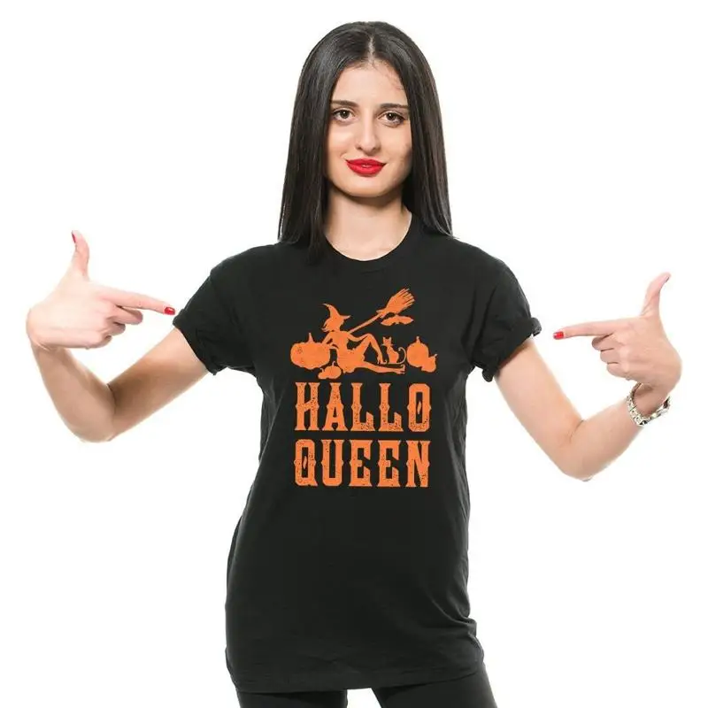 

Костюм на Хэллоуин, футболка, забавная вечеринка, страшный Halloqueen