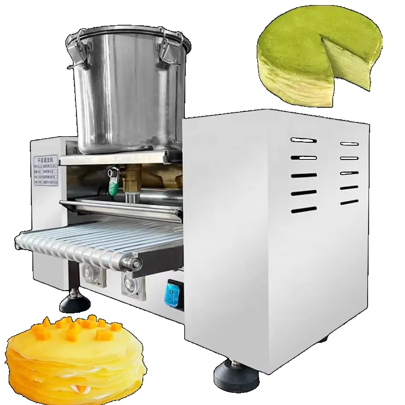 

【Best-selling】Commercial 110V 220V Top Quality Thousand Layer Cake Automatic Layer Cake Making Machine