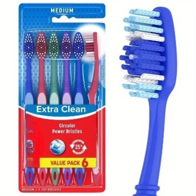 

Ultra-clean full-head medium toothbrush--give you a good mouthful of teeth