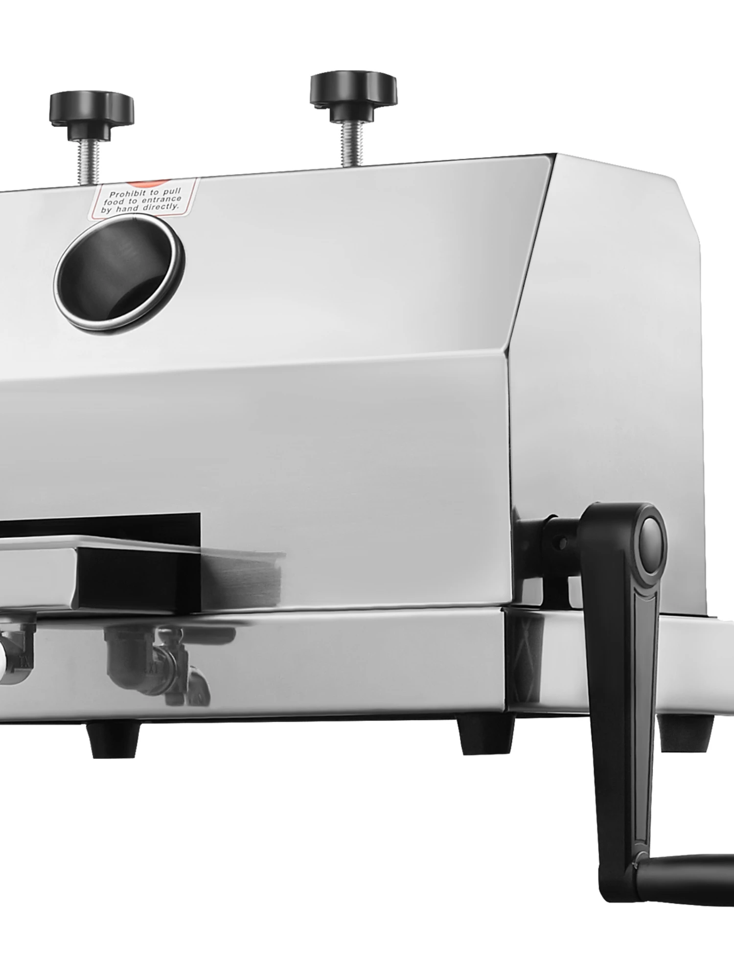 SucceBuy Commerciële Suikerriet Juicer 110LBS/H Hoge Output Suikerriet Juicer Machine met 3 Roestvrijstalen Rollen 2,4 "Grote Inlaat - afbeelding 2