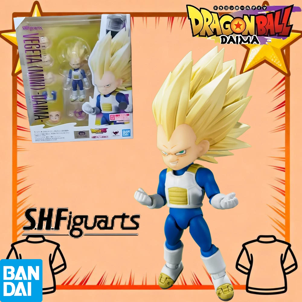 

100% Authentic In Stock Bandai S.H.Figuarts Dragon Ball DAIMA Super Saiyan 3 Vegeta Jr (Mini) Action Figure Collection Model Toy