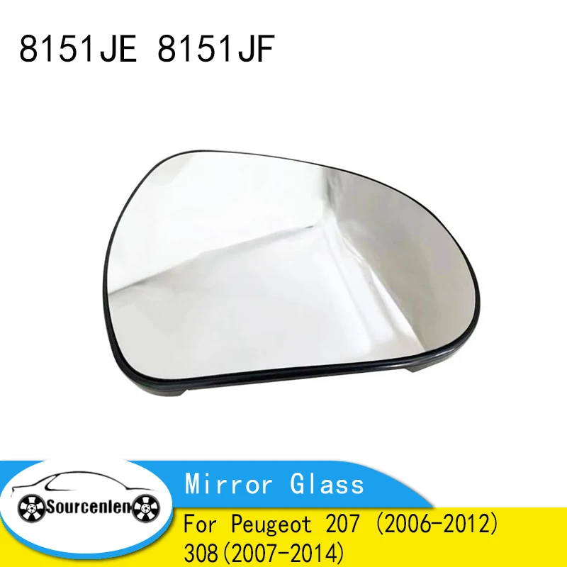 

Car Heated Mirror Glass For Peugeot 207 (2006-2012) 308(2007-2014) 8151JE / 8151JF