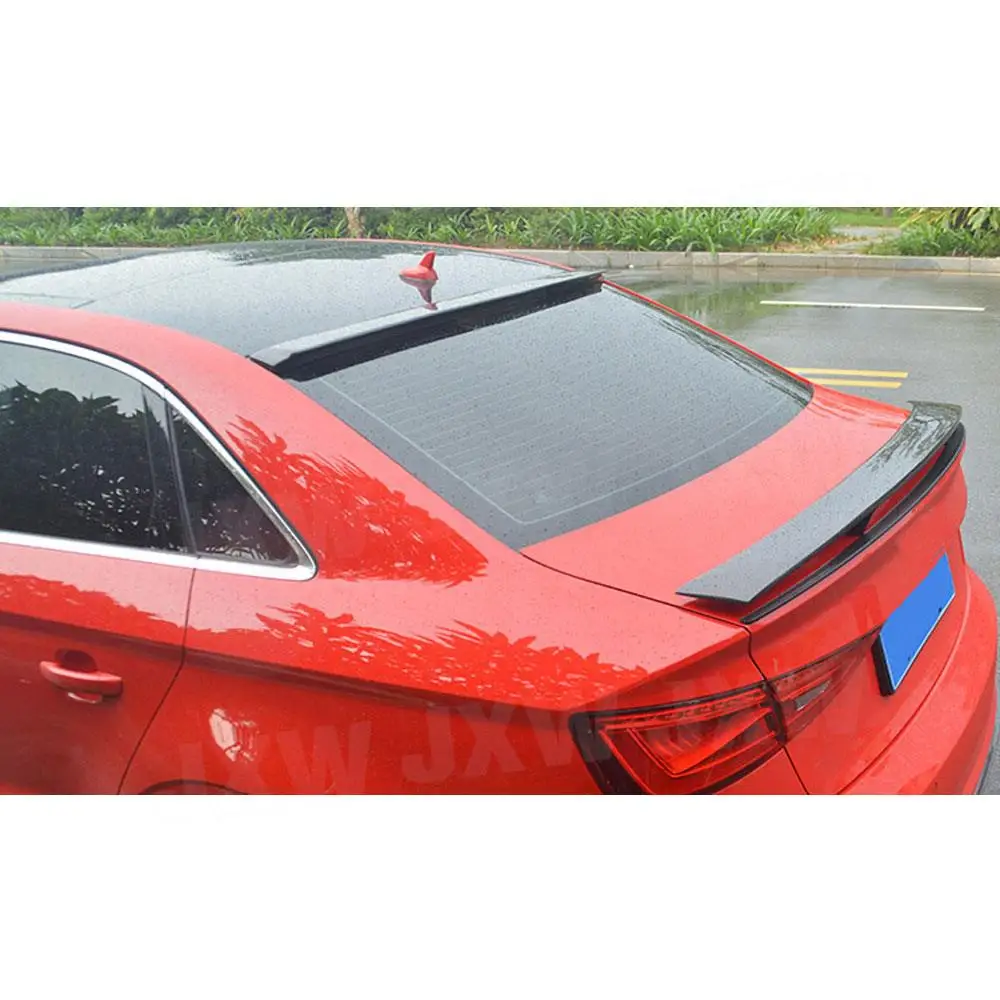 

Carbon Fiber/FRP Rear Boot Spoiler Wings For Audi A3 S3 RS3 2014 2015 2016 2017 2018 Auto Racing