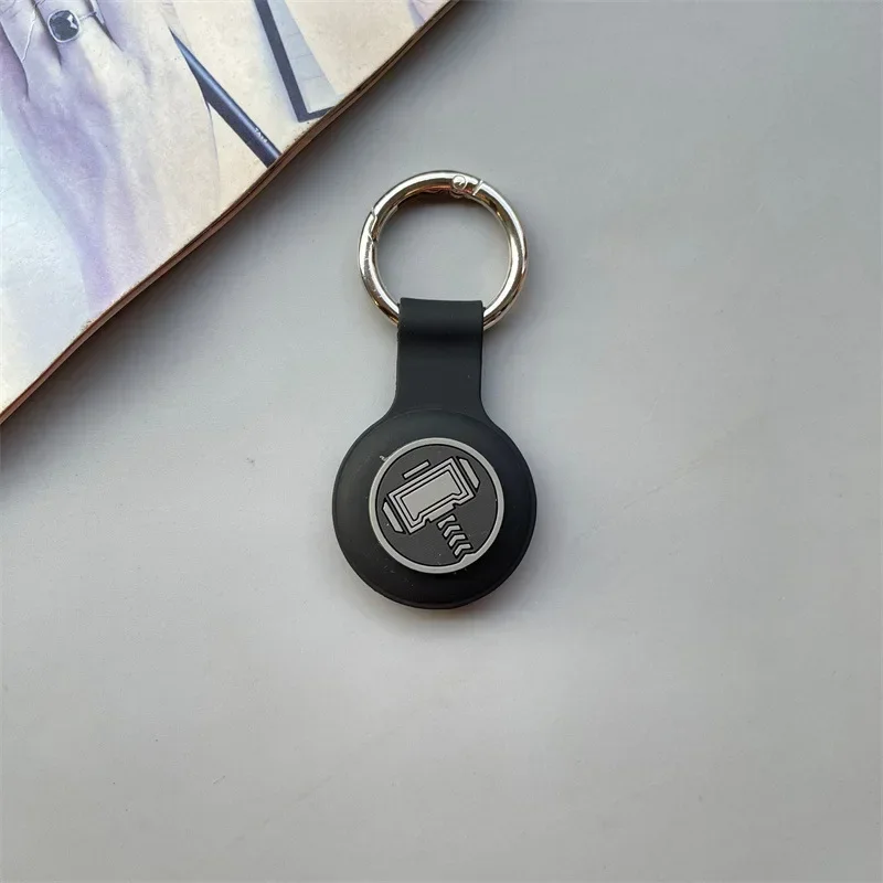 حافظة ديزني مارفل أفنجرز أبل ايرتاتز بسلسلة مفاتيح سبايدرمان فينوم كابتن أمريكا لهدايا غطاء تعقب محدد موقع أبل