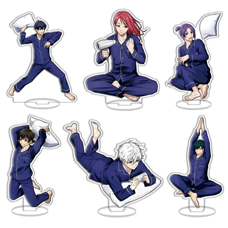 

BLUE LOCK Anime Acrylic Stand Figure Isagi Yoichi Bachira Meguru Blue Lock Anime Merchandise Acrylic Standee Desk Decor Manga