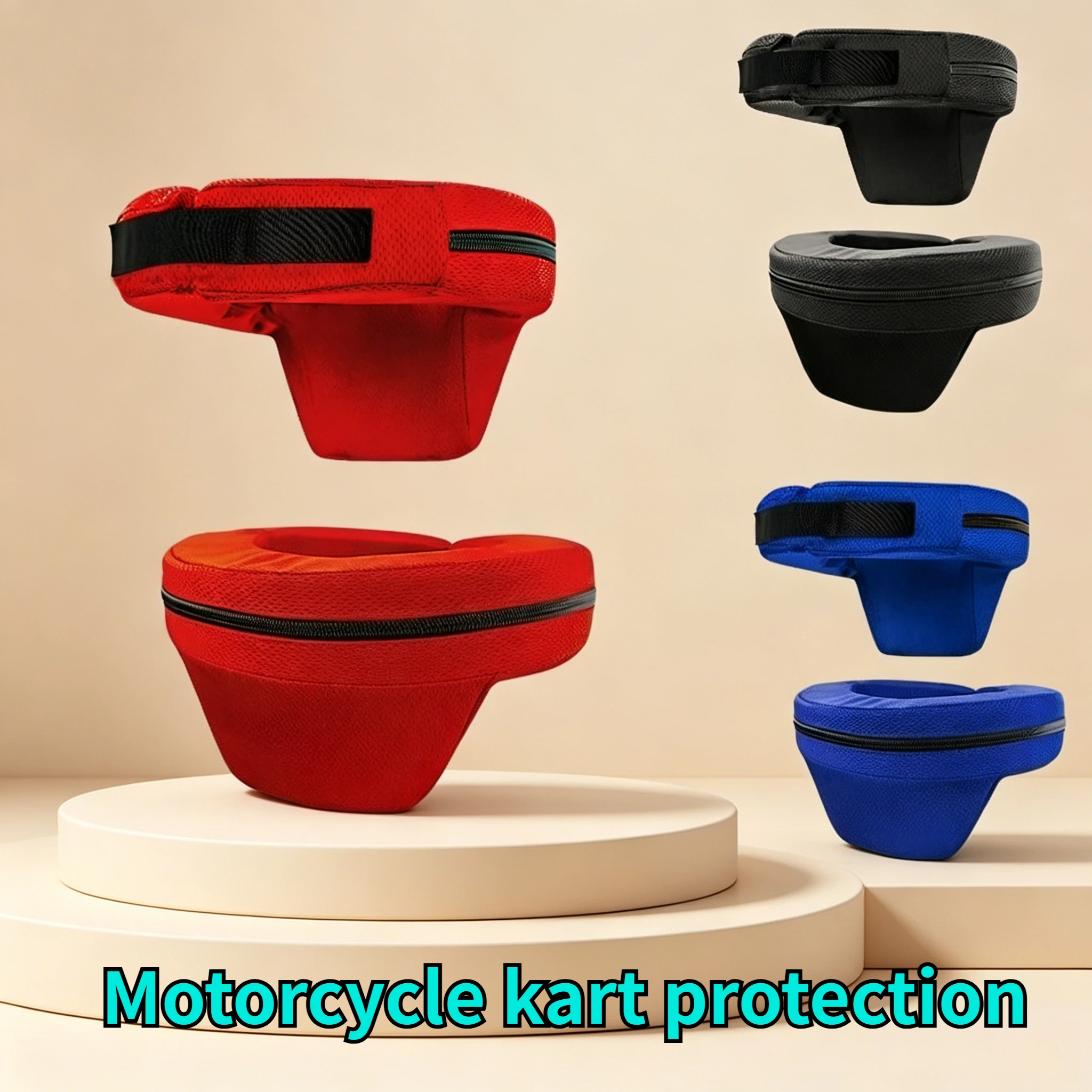 Motorcycle racing equipment neck protection for adults children adjustable equipment for go karts scooters neck protection