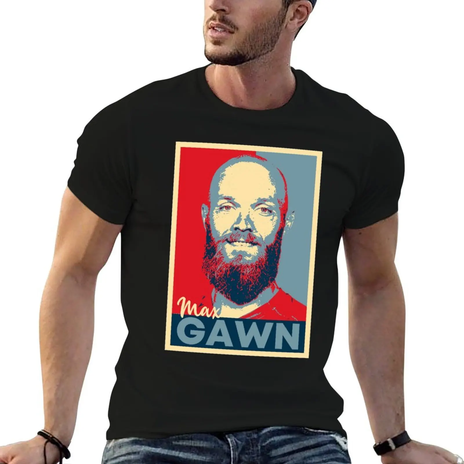 Max Gawn Hope T-Shirt anime t shirts oversize t shirt for man 100 percent cotton T-Shirt