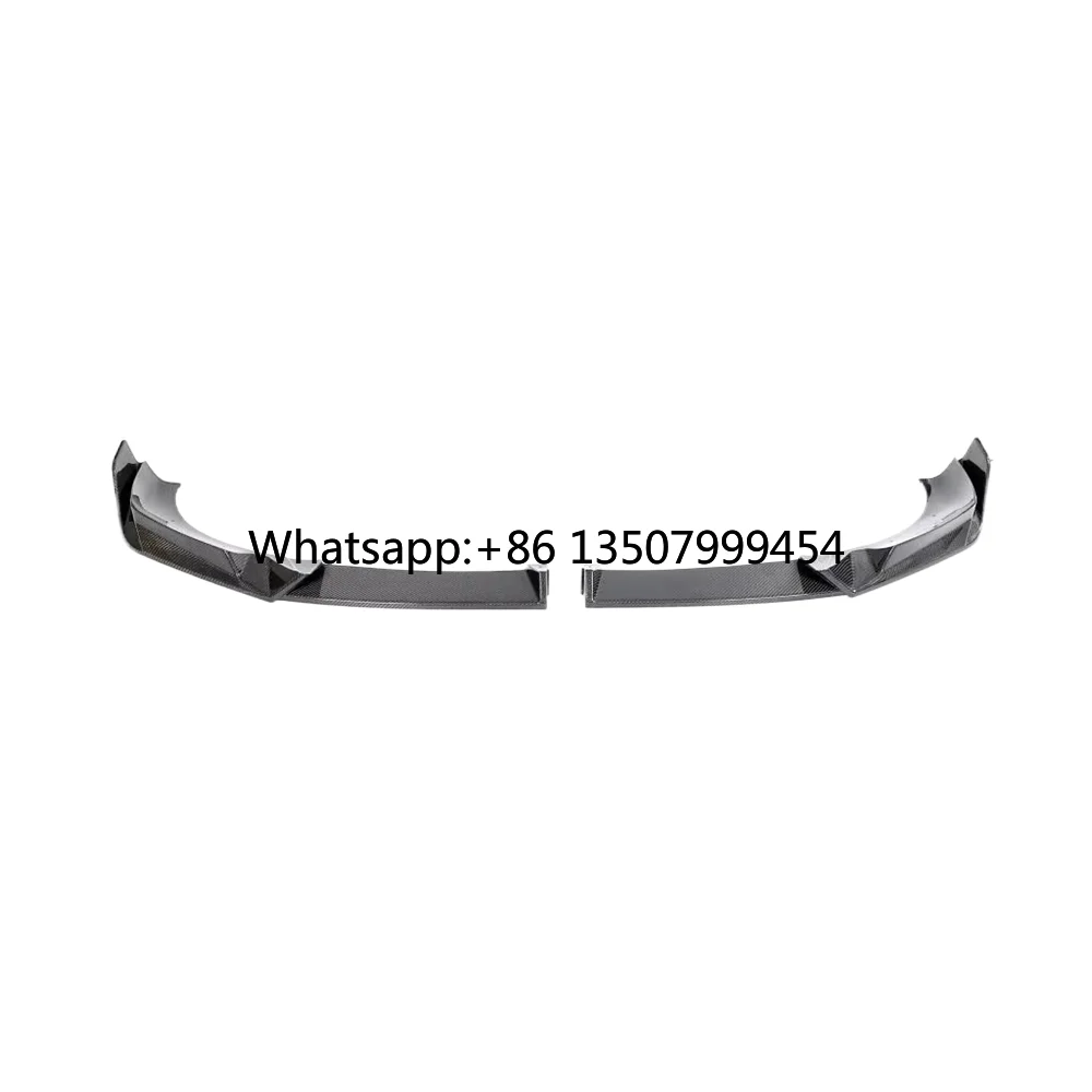 2023 Year Dry Carbon Fiber Front Lip Corner Bumpers for X5 G05 LCI MP Style