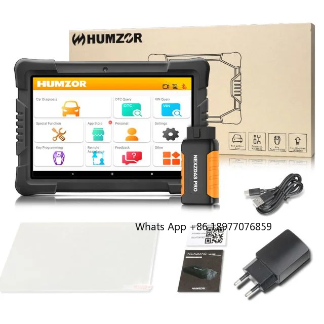 HUMZOR 9.6inch Auto Diagnostic Tool NexzDASPro 366 Car Diagnostic Tool Obd2 Scanner Diagnostic Tool Has Reset For Airbag Crashed