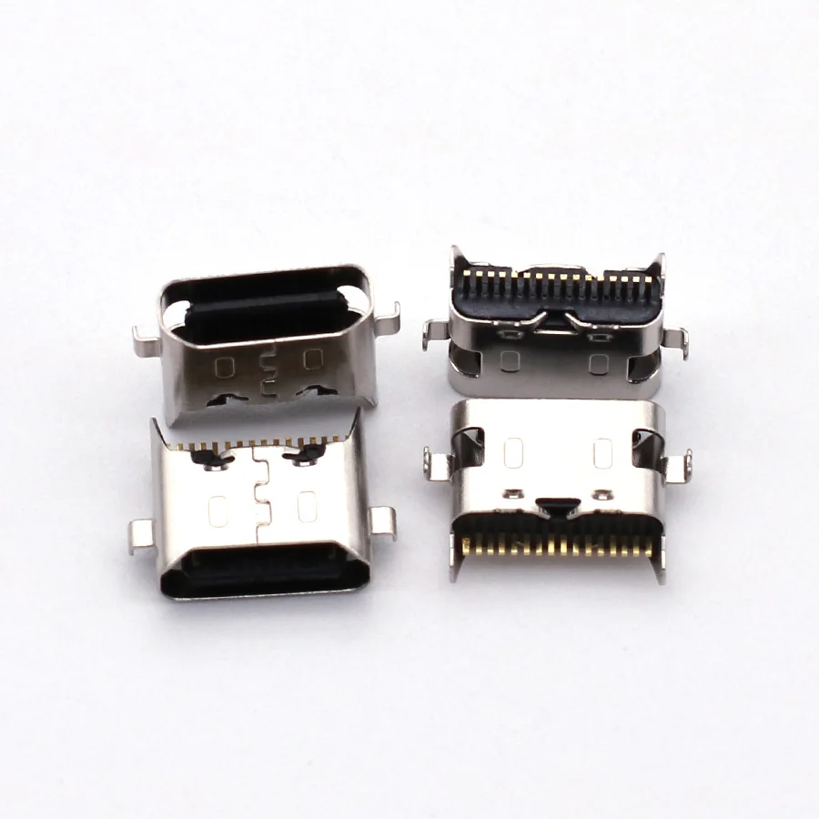 50Pcs 16 Pin For Samsung A21 A215 A215U A215F A20S A207 207F A2070 Type-C USB Charging Port Jack Socket Charger Connector Plug