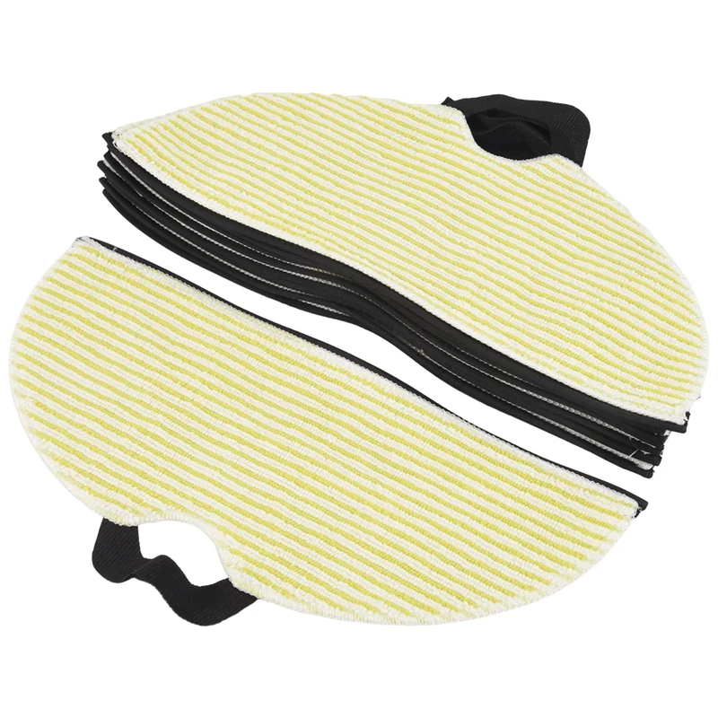AD-For Shark AI VACMOP Robot Vacuum، أرقام الموديل Shark RV2610WA Aiultra Microfiber Mopping Pads-10Pack، أصفر/رمادي