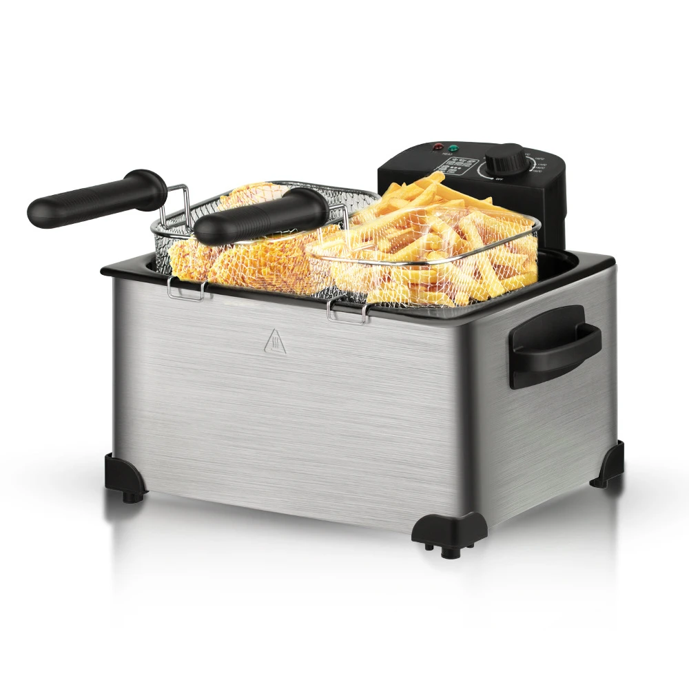 Fryer Household small electric fryer Fritters French fries machine stall skewers pan constant temperature