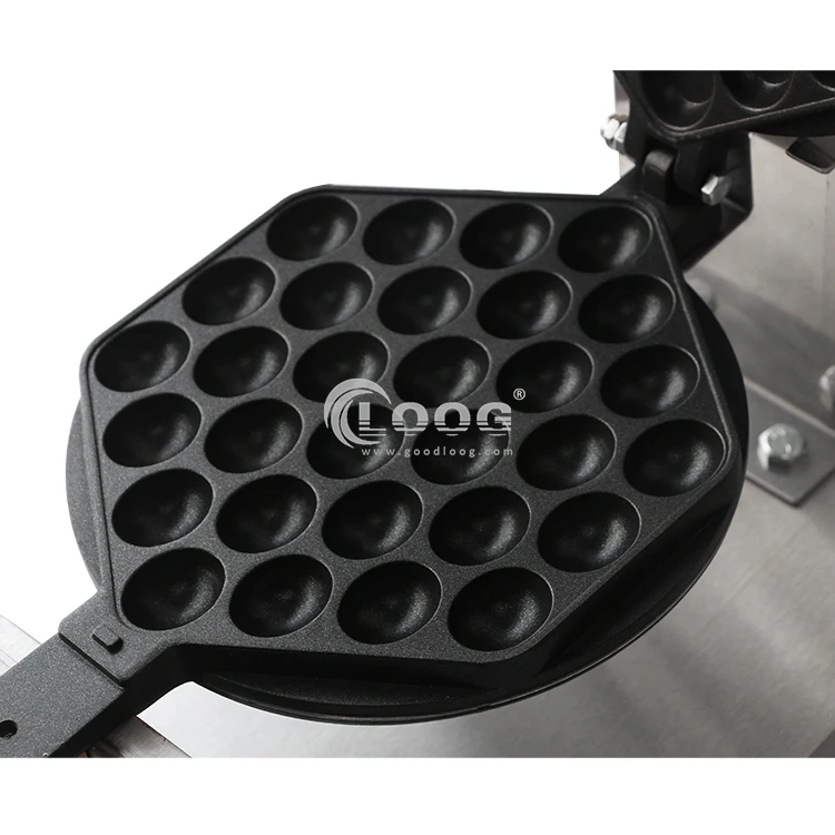 Goodloog-máquina Industrial Waflera antiadherente Hong Kong Bubble Egg Waffle Maker comercial