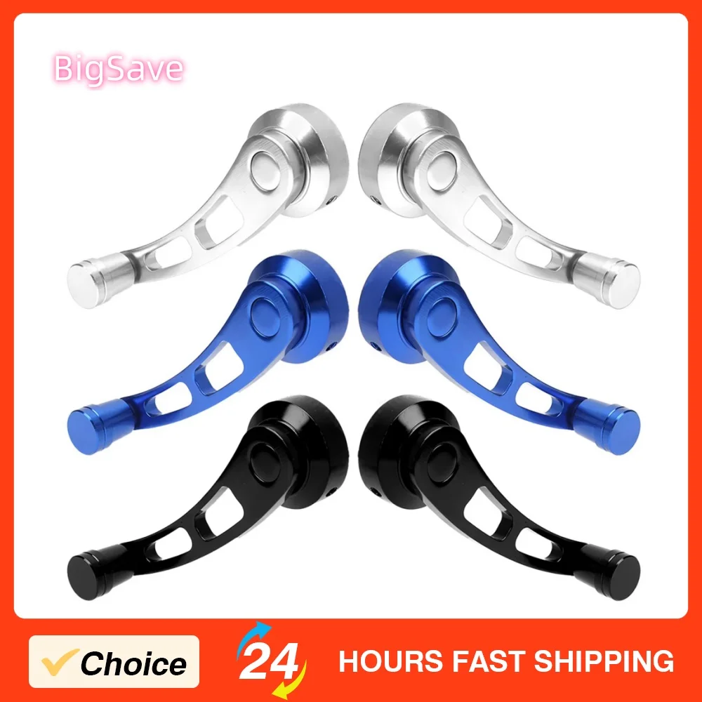 2Pcs Alloy Window Handle Riser Light weight Long Service Life Safe Durable Beautiful Appearance Winder Crank Fit for Classic Car