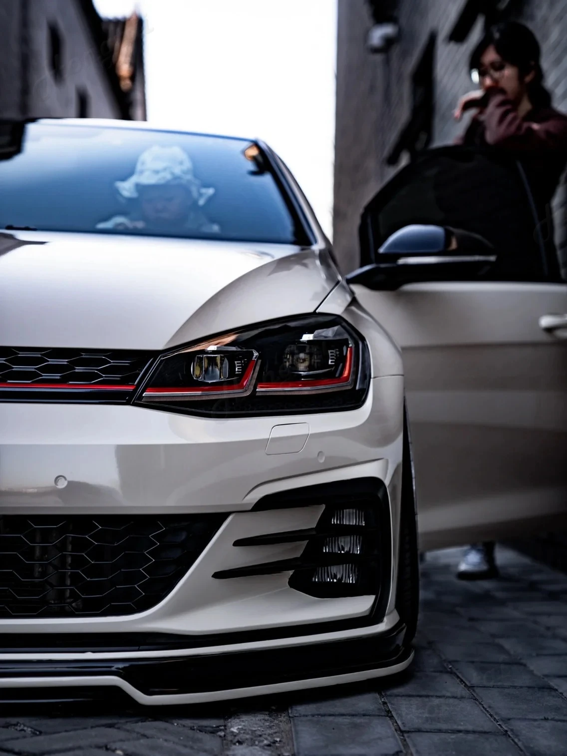 

Пара фар в сборе для Volkswagen VW Golf 6 MK6 GTI 2008-2013, последовательные передние лампы, дневные фары, фары, фары