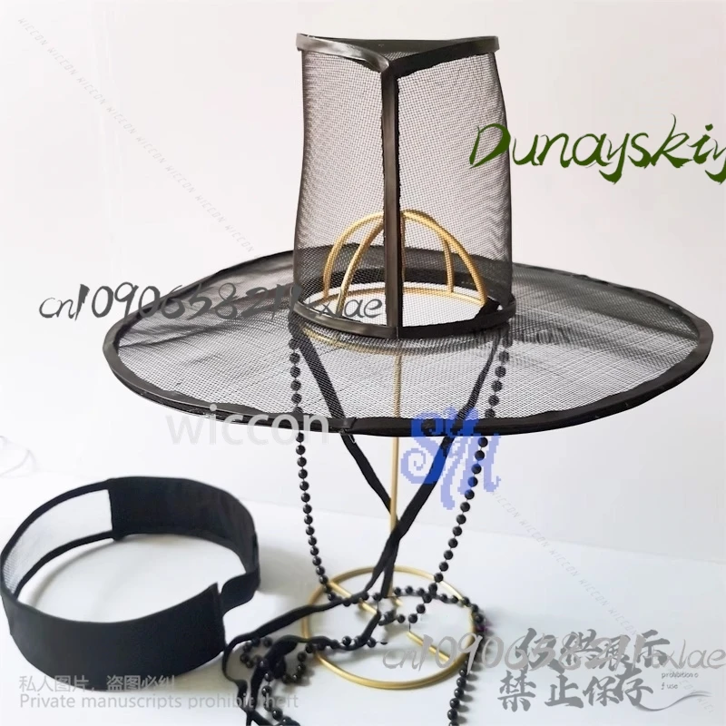 Корейский большой цилиндр, черный аксессуар для волос своими руками, высокое качество Saja Boys, косплей Huntrix KPop, охотники на демонов, Jinu Huntrix для Хэллоуина