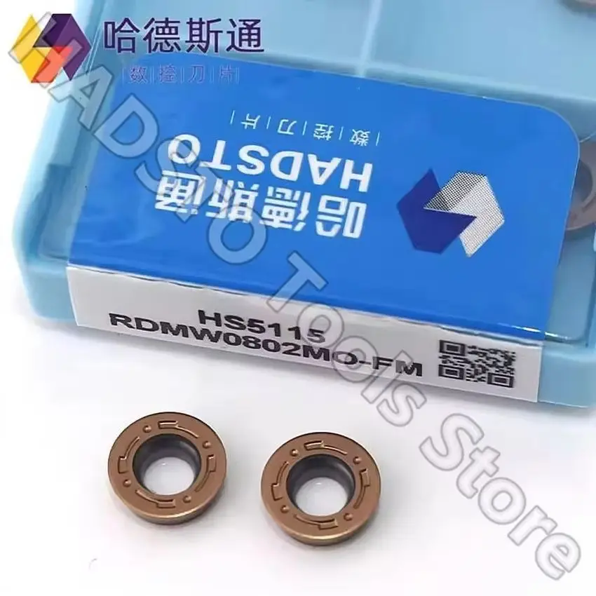 

RDMW0802MO-FM HS5115 RDMW0802MO HADSTO CNC blade carbide inserts milling inserts 10pcs/box