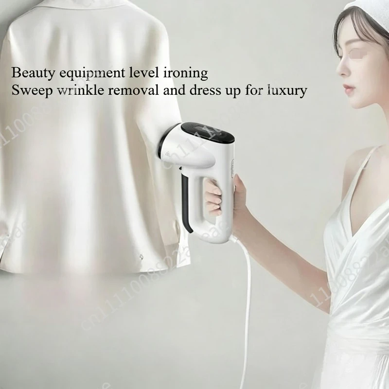 Handheld Vacuum Steamer  Steam Iron With Powerful Suction For Fast Wrinkle Removal