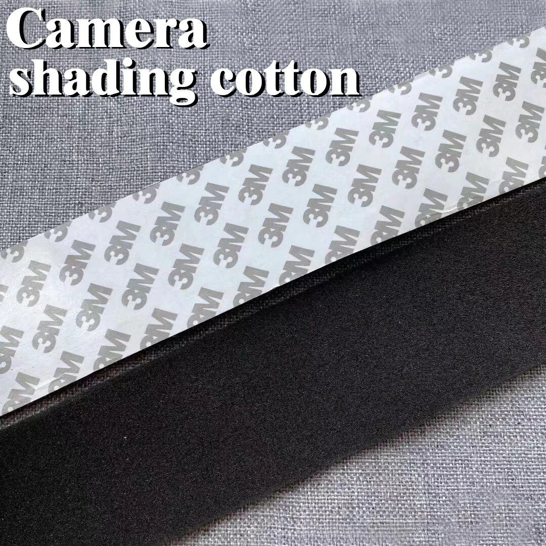 3M Ultra-black camera shading cotton extinction sealing sponge strip Light leakage protection film camera repair maintenance set