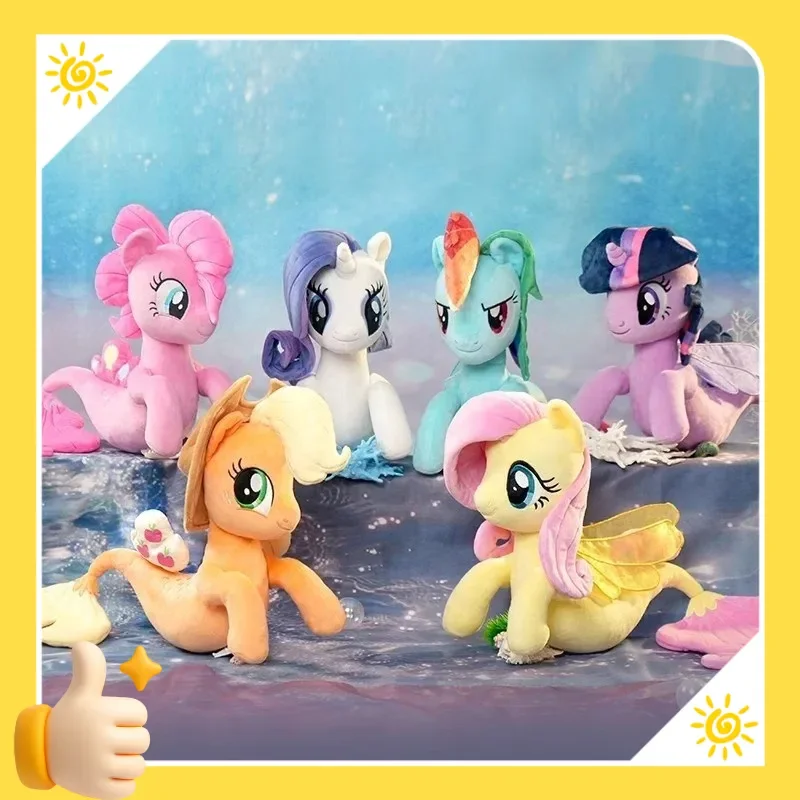 

Новый стиль My Little Pony Плюшевая игрушка Rainbow Dash Apple Jack Rarity Аниме Мягкая кукла Fluttershy Pinkie Pie Toy Girl Рождественский подарок