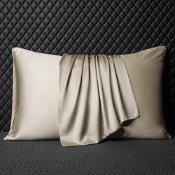 Funda de almohada de seda de morera pura, cubierta de almohada 100% de seda Natural, tamaño King, 40x60cm, 50x70cm