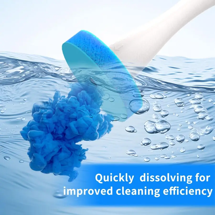 Ricariche per bacchette per WC, bacchetta detergente usa e getta per WC compatibile con la maggior parte dei scopini per WC, ricarica per scopino usa e getta per