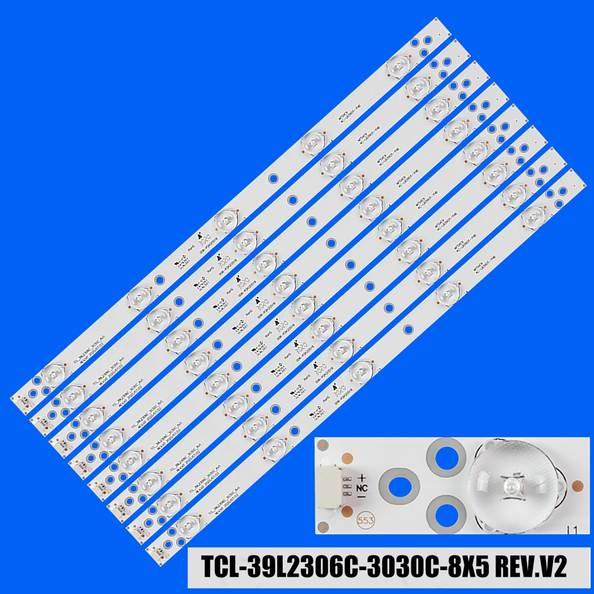 

LED Backlight Strip For Sanyo DP39D14 DP39D14T 39L2309C 39L2306C TCL_39L2306C_3030C 4C-LB390T-YHB 006-P2K2051B 4C-LB390T-YH1