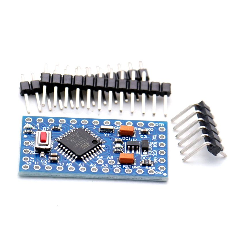 ATMEIncome-Module de bloc de construction électronique, support coule, Pro Mini, version améliorée, 328P, 5V, 16M, 10 pièces