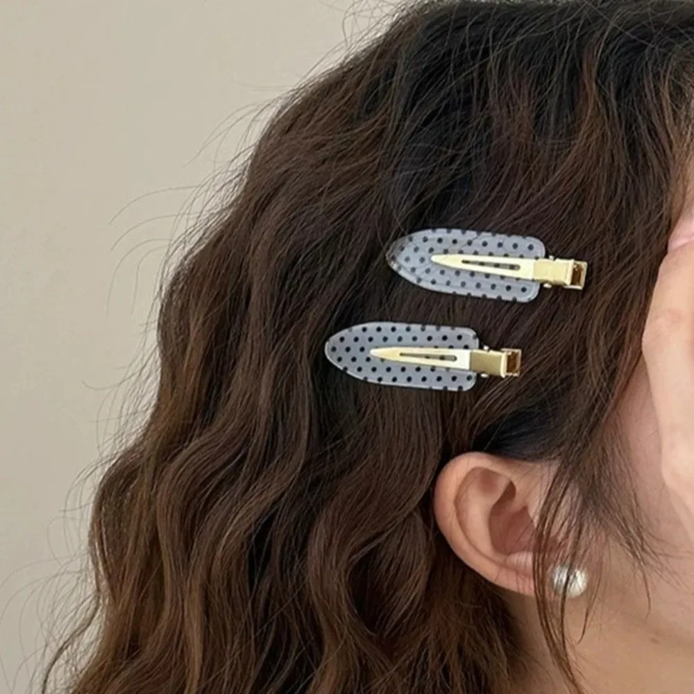 Nouvelles pinces à cheveux à pois sans pli, épingles à cheveux sans couture, couvre-chef pour femmes et filles
