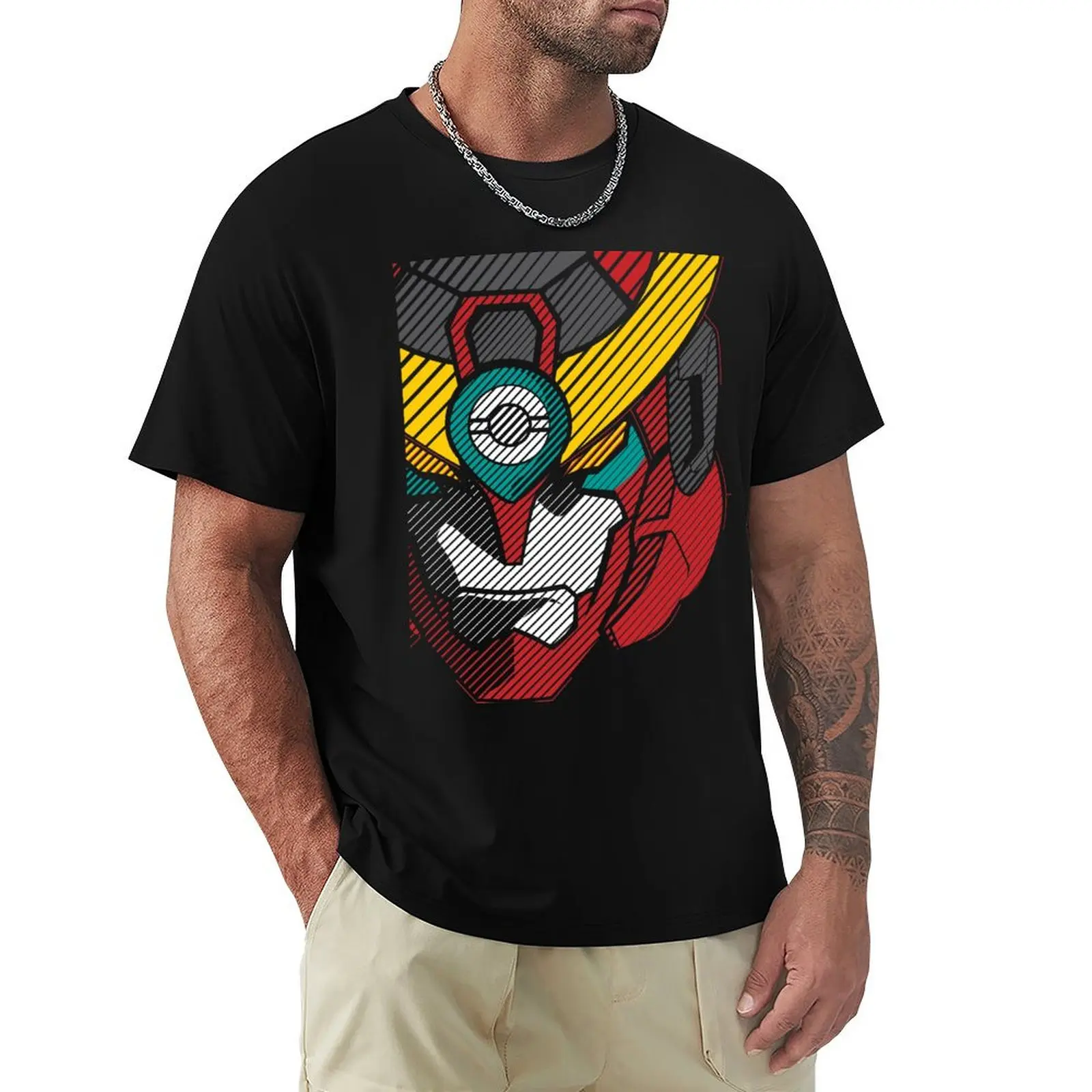 

093 Gurren Lagann full T-Shirt Anime t-shirt baggy shirts plus size tops custom t shirt designer t shirt men