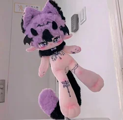 Purple Hair Demon Oni Ghost Monster Stuffed Plushie 30cm Plush Doll Body Gift XQ