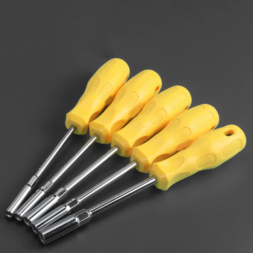 Wkrętak sześciokątny do naprawy sprzętu AGD, nasadka do wkrętarki 5,5 do 10 mm, stal chromowo-wanadowa, wysoka twardość