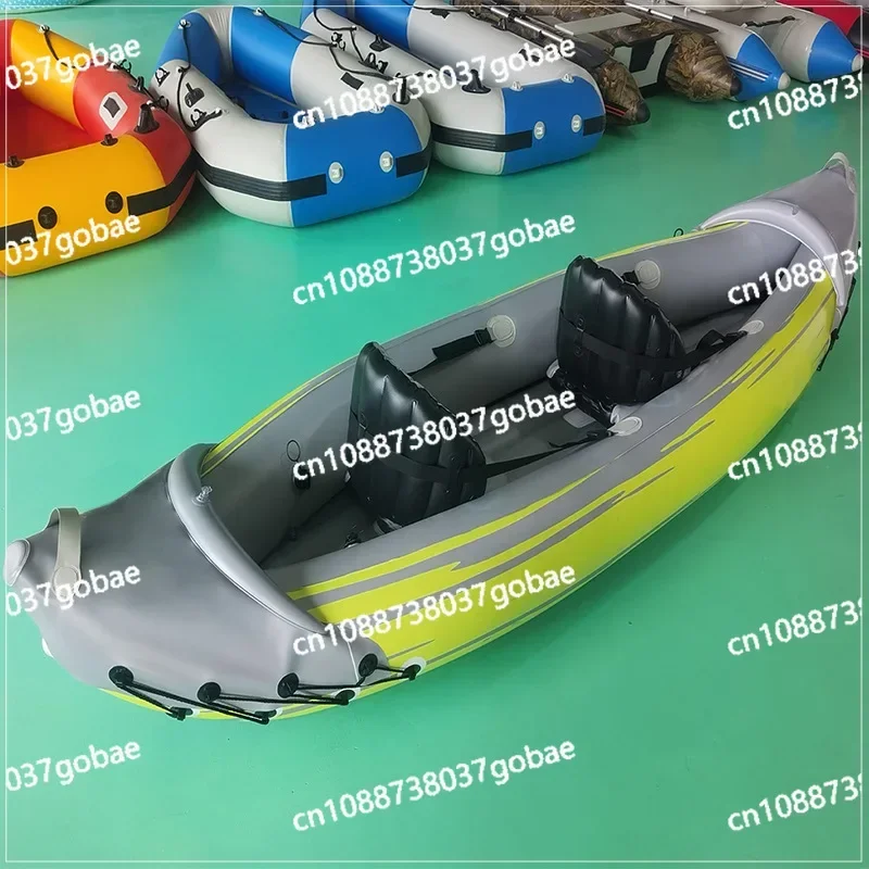 Rubber boat double canoe  ocean  kayak competitive rafting