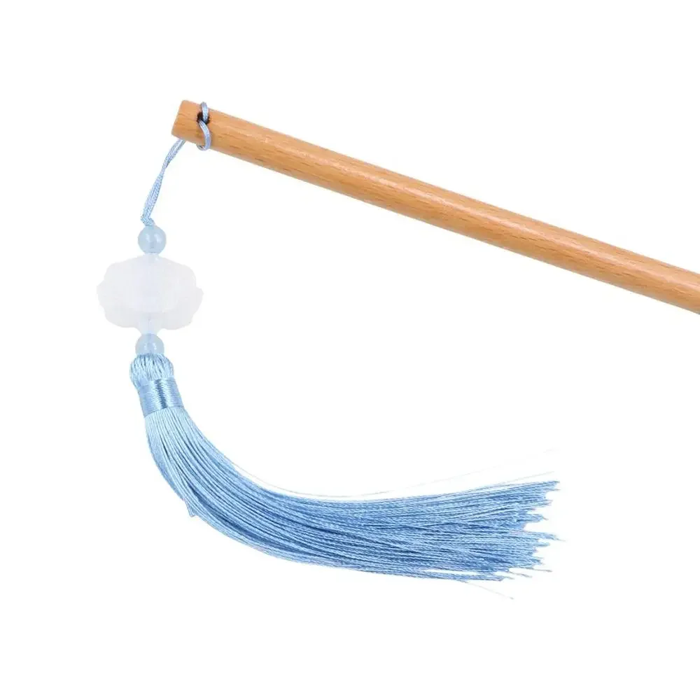 Classical Chinese Style Chinese Style Fan with Pendant Handheld Embroidery Fan Floral Pattern Round Silk Fan Chinese Wedding - Image 5