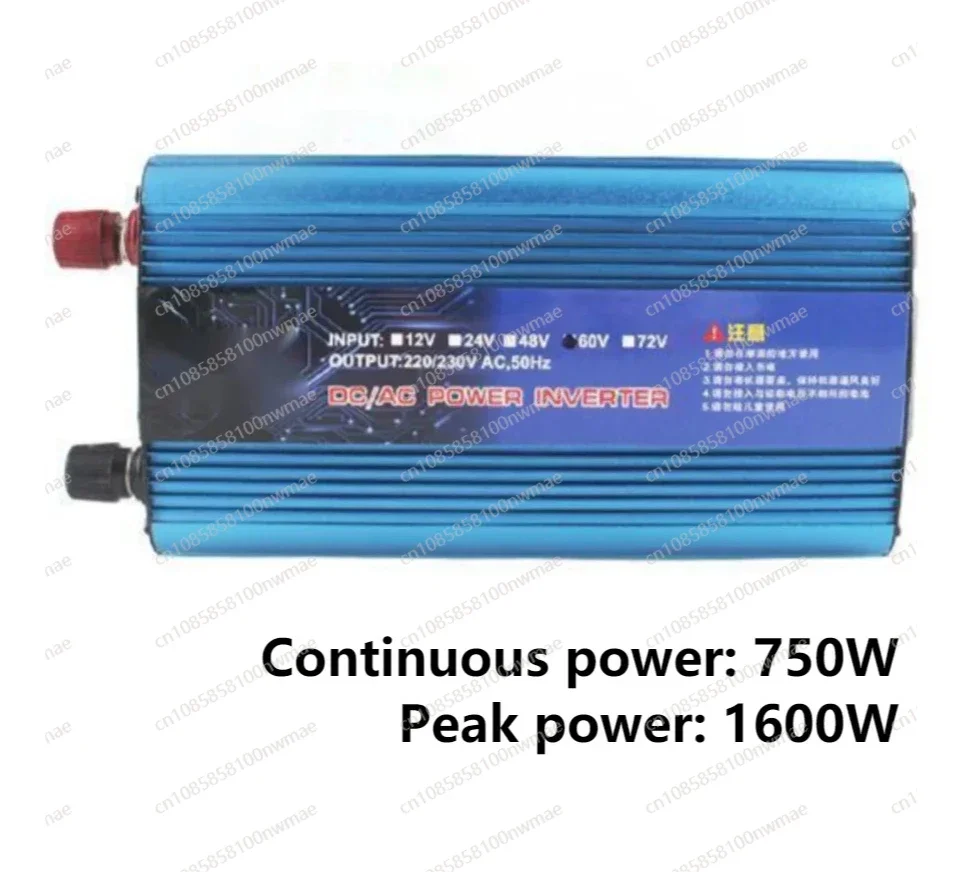 

750W 12V 24V 36V 48V 60V 72V To 220V Modified Sine Wave Inverter With USB Digital Display Solar Intelligent Inverter Vehicle