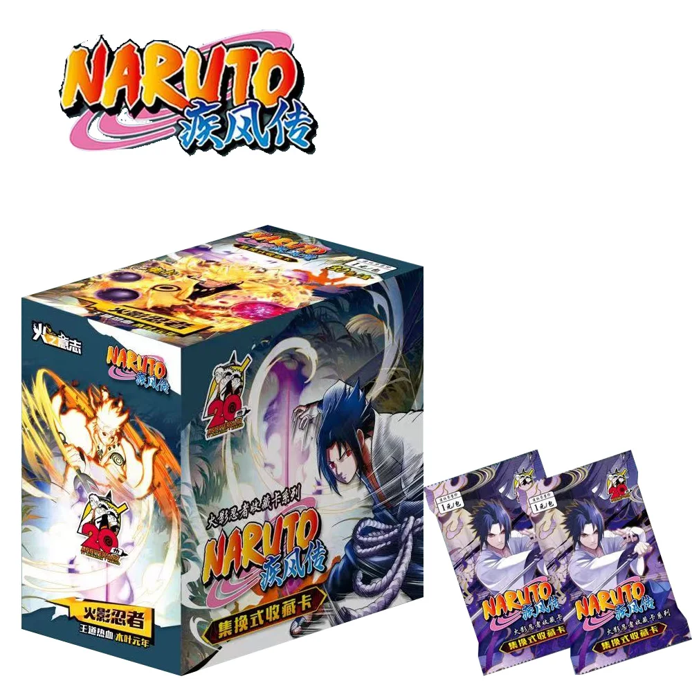 Naruto Cards Anime Figures Hero Paper Game Complete Collection Series Collection Card Cards Booster Box Toy Gifts