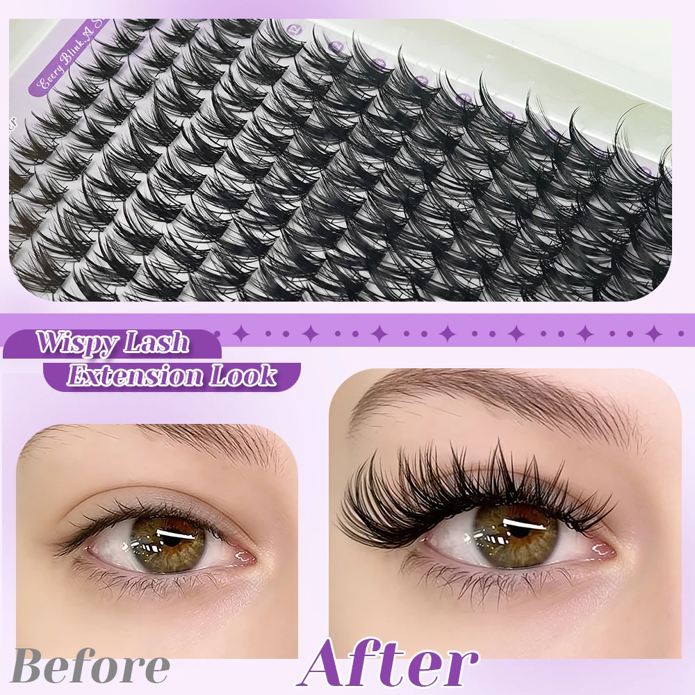 yelix DIY Wimpernbüschel Natürlich Flauschig Mehrfach-Spezifikation Große Kapazität Großhandel für Schönheitssalons, Großhändler, Make-up-Profis – Detail 8
