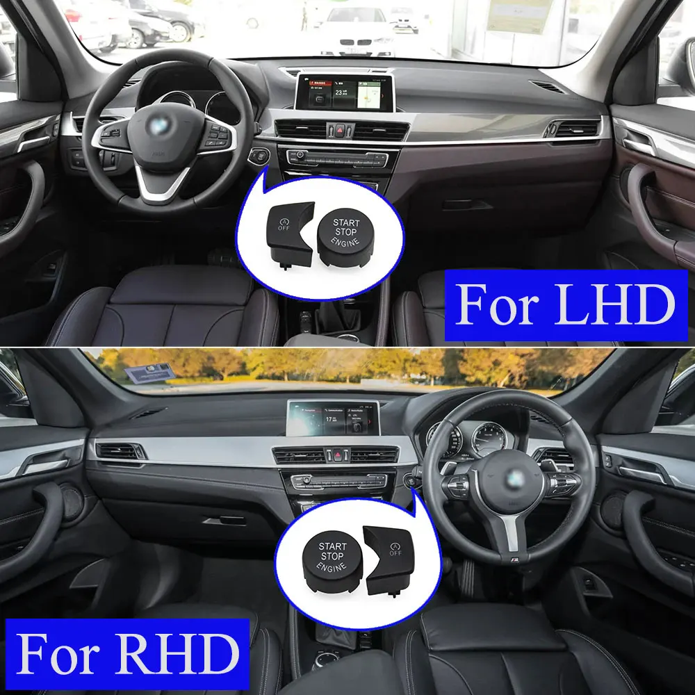 LHD RHD Keyless Ignition Push Button Cover Start Stop OFF Button Cap For BMW X1 X2 2 Series F48 F49 F39 F45 F46 61319289135