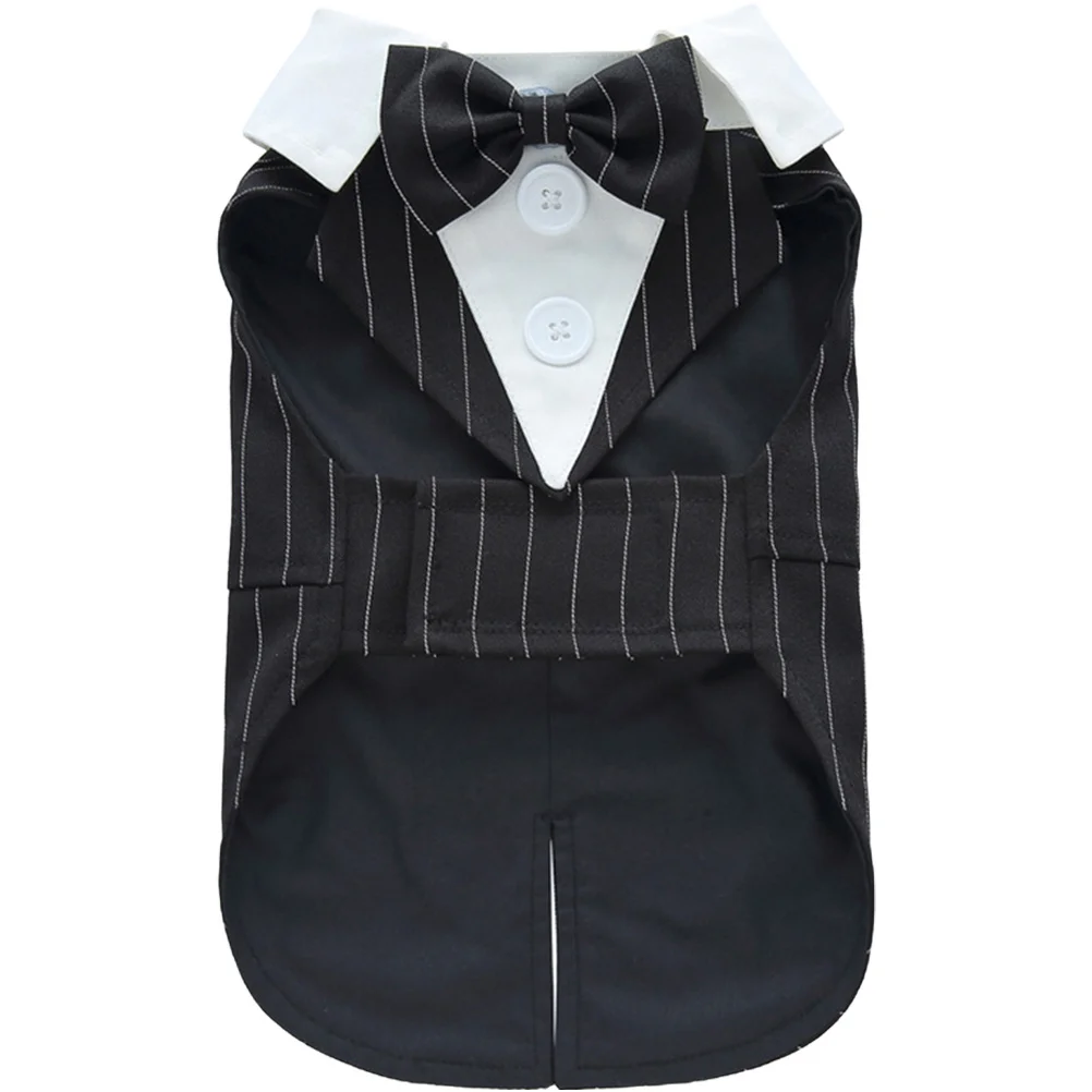 

Pet Formal Dress Dog Tuxedo Skin Friendly Comfortable Stylish Puppy Wedding Party Dog Formal Wear Stylish Puppy Tuxedo