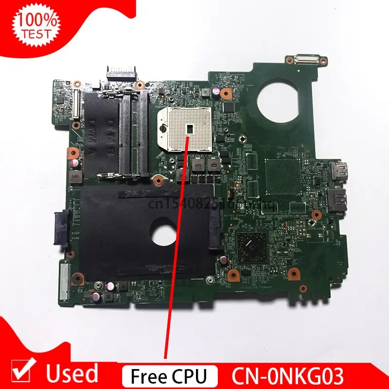 Used CN-0NKG03 0NKG03 NKG03 FOR DELL INSPIRON M5110 Laptop Motherboard DDR3 Main Board With CPU